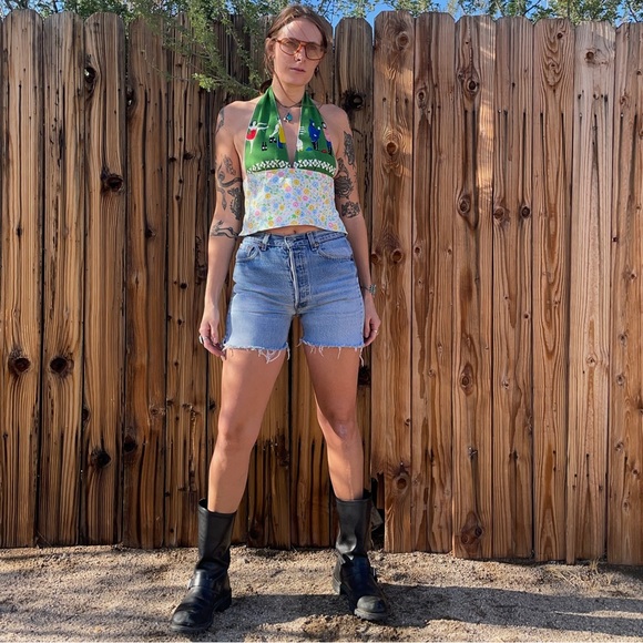 Reversible halter handmade top - Picture 6 of 10